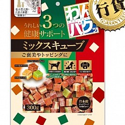 九州 WanPaku 雞肉+芝士/牛肉+奶/ 椰菜+菠菜粒 狗零食 300g