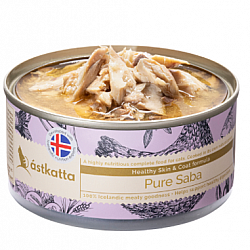 Astkatta 護膚美毛主食配方 野生青花魚 貓罐頭 貓糧170g