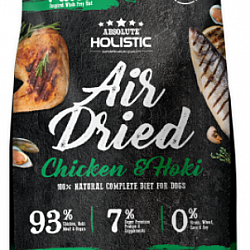 Absolute Holistic - 鮮食風乾肉片 無穀主食狗糧 (雞肉, 鱈魚) 1kg (Exp.14/10/2024)