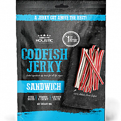 Absolute Holistic - 超越巔峰 烤焗無穀物 鮮鱈魚絲三文治 狗小食100g