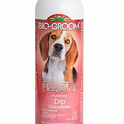 Bio-Groom Flea & Tick Pyrethrin Concentrate Dip for Dogs & Cats 236ml