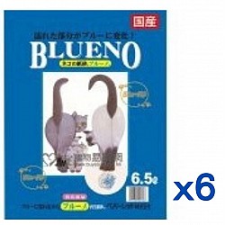 (原箱優惠) Blueno日本變藍紙貓砂 6.5L x 6