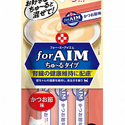 CIAO - AIM腎臟健康維持系列 氨基酸S18, 鰹魚味 貓貓肉泥小食 8g x5