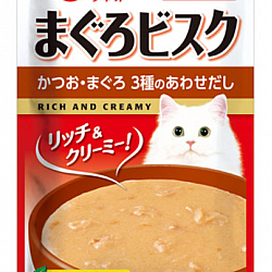 (單包) CIAO 鰹魚 + 混合高湯味 吞拿魚濃湯濕包 貓糧 40g #IC-358