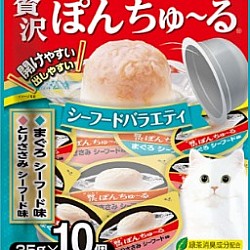 CIAO 超奴 豪華大盛果凍杯海鮮Party  35g x 10