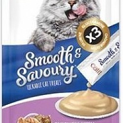 Catit 鮮溜肉泥 雞肉 + 柴魚乾 貓肉泥  貓小食 15gx4