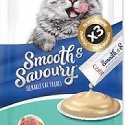 Catit 鮮溜肉泥 吞拿魚 +雞肉 貓肉泥 貓小食 15gx4