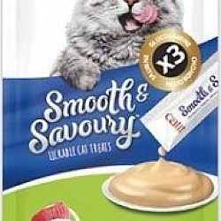 Catit 鮮溜肉泥 吞拿魚+ 帶子 貓肉泥 貓小食 15gx4