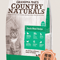 Country Naturals 鴨肉亮毛護膚配方 貓乾糧 12lb