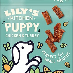 Lily's Kitchen - Grain-Free Chicken & Turkey Nibbles Puppy Treats 70g