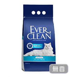 Ever Clean 藍標 4X 除臭皇 雙重活性碳低過敏(無味) 貓砂 4.2kg (藍)