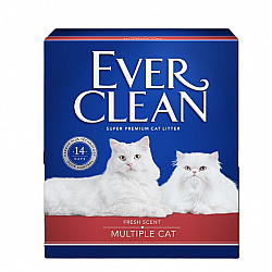 Ever Clean 藍鑽紅標 多貓抑氨 礦物貓砂 8.5kg