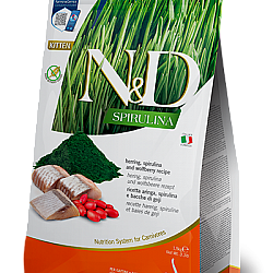 Farmina N&D Spirulina 天然螺旋藻無穀物鯡魚 幼貓乾糧 1.5kg