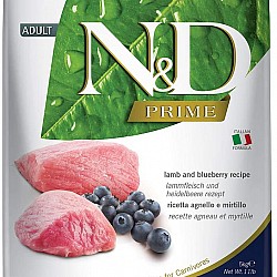 Farmina N&D Cat Lamb & Blueberry Adult 成貓專用 天然無殼物系列 - 羊及藍梅味 5kg