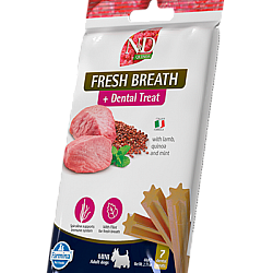 Farmina N&D 天然藜麥 "Fresh Breath" 小型成犬 潔齒棒7支裝 60g