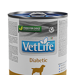 Vet Life Dog Diabetic 犬用糖尿控制配方濕糧 300g x 6罐
