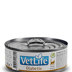 Vet Life Cat Diabetic 貓用糖尿控制照護配方濕糧 85g x 12罐