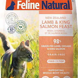 Feline Natural Lamb & King Salmon 天然凍乾羊肉三文魚盛宴 貓糧 800g