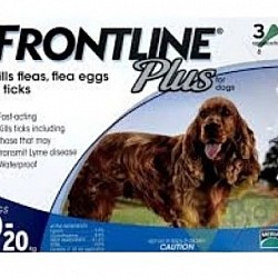 Frontline Plus Flea and Tick Treatment for Dogs - 10-20kg （ 1.34ml x 3pcs )