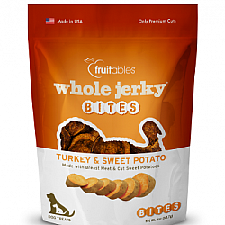 Fruitables Whole Jerky Bites 燒火雞加蕃薯片 狗小食 5oz