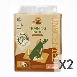 (孖裝優惠) Furrie 芙莉爾 生物基自然分解環保寵物尿墊 45x60cm 54枚 x2