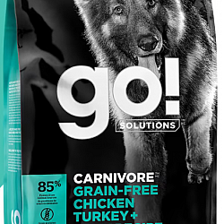Go! SOLUTIONS  活力營養系列成犬乾糧 無穀物雞肉+火雞+鴨肉 配方 12lb