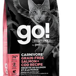 GO! SOLUTIONS™ 活力營養系列無穀物三文魚+鱈魚貓糧配方 16lb