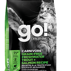 GO! SOLUTIONS™ 活力營養系列 無穀物淡水鱒魚+三文魚貓糧配方 16lb