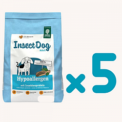 (原箱) Insect Dog Hypoallergen蟲製防皮膚過敏狗糧(無穀物) 900g x5