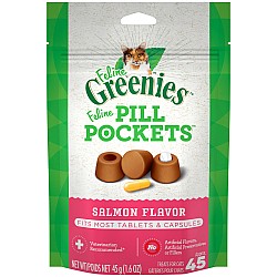 Greenies Pill Pockets 貓用餵藥小食 (三文魚味 ) 1.6oz