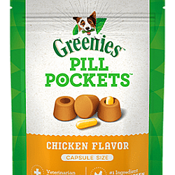 Greenies Pill Pockets 狗用餵藥小食 (雞肉味 ) 膠囊 7.9oz