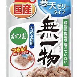 (單包) Hagoromo [無一物] 鰹魚果凍 貓用濕糧 貓糧 50g (銀色)