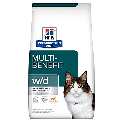 Hill's Cat w/d  Multi-Benefit 貓用 低脂體重控制處方 8.5lbs  (患有糖尿病或胃腸疾病)
