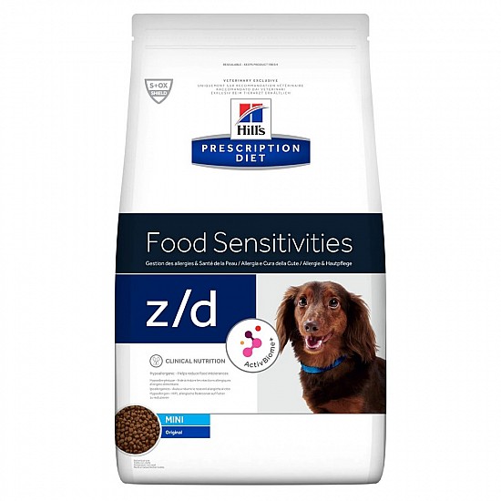 Hill's Dog z/d Skin/Food Sensitivities (Small Bites) 犬用 食物過敏 配方 (細粒) 1.5kg