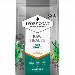 Ivory Coat 無穀 腸道健配方 雞肉乾糧+生羊肺凍乾 成犬 狗糧 10kg