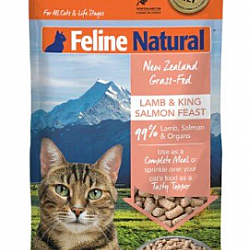 Feline Natural - F9 Feline Natural 天然凍乾 羊肉三文魚盛宴 貓糧 100g (Exp. 3/2025)