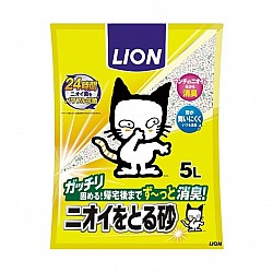 Lion 日本獅王 除臭淨味礦物 貓砂 5L