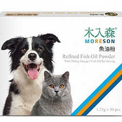 木入森 - 台灣 Moreson 犬貓寶 魚油粉 1.25g x 30包