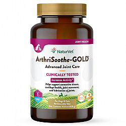 NaturVet 犬貓用金裝持久特效 (三級) 關節丸 90 咀嚼粒 15.8oz