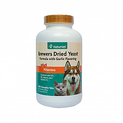 NaturVet 天然寶 犬貓用酵母大蒜丸(添加維他命) 500 咀嚼粒 250g