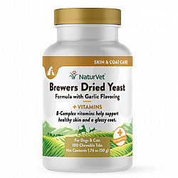 NaturVet 犬貓用酵母大蒜丸(添加維他命)100 咀嚼粒 50g