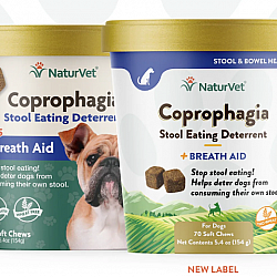 NaturVet 犬用停止進食糞便配方保健品 5.4oz