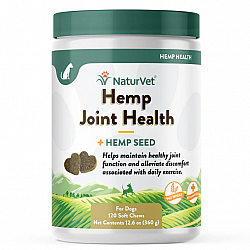 NaturVet 中/大型犬用關節保健品-大麻籽 (120粒) 360g