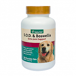 NaturVet 犬用天然止痛消炎丸 (150 咀嚼粒) 2.6oz