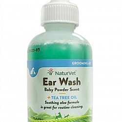 NaturVet 犬貓用茶樹油除臭消炎洗耳水 118ml