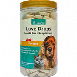 NaturVet 貓犬用美毛營養丸（花生、肝及大蒜味）200粒 520g