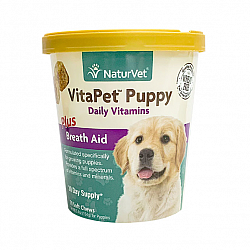 NaturVet 幼犬用維他命保健品 (70 粒) 5.4oz