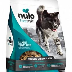 Nulo FreeStyle 無穀物凍乾 三文魚、火雞及草莓味 狗糧 18oz