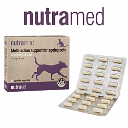 Nutravet Nutramed 對抗炎症 支援身體系統正常運作 營養保健膠囊60粒 (貓狗適用)