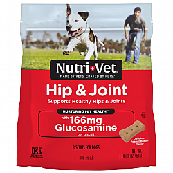 Nutrivet 關節配方(166mg) 花生味狗餅小食 (小型及中型犬用)16oz